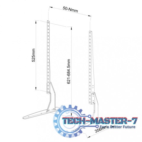 Stojak/nogi do TV 23-75 cali 40kg SD-20 Vesa max 800x400 Stojak/nogi do TV 23-75 cali 40kg SD-20 Vesa max 800x400