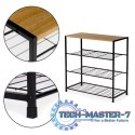 Szafka na buty stojak regał półka loft 3 poziomy ModernHome ModernHome Szafka na buty stojak regał półka loft 3 poziomy ModernHome ModernHome