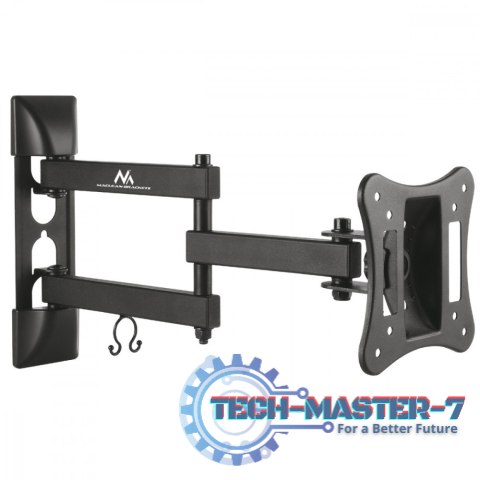 Uchwyt do telewizora lub monitora 13-27" 15 kg uniwersalny MC-719 czarny max vesa 100x100 Uchwyt do telewizora lub monitora 13-27" 15 kg uniwersalny MC-719 czarny max vesa 100x100