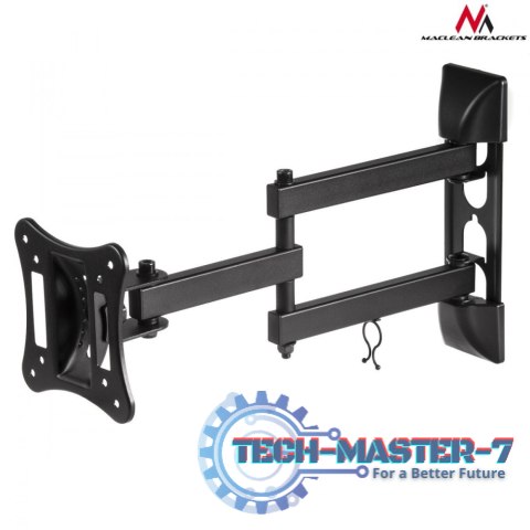 Uchwyt do telewizora lub monitora 13-27" 15 kg uniwersalny MC-719 czarny max vesa 100x100 Uchwyt do telewizora lub monitora 13-27" 15 kg uniwersalny MC-719 czarny max vesa 100x100
