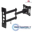Uchwyt do telewizora lub monitora 13-27" 15 kg uniwersalny MC-719 czarny max vesa 100x100 Uchwyt do telewizora lub monitora 13-27" 15 kg uniwersalny MC-719 czarny max vesa 100x100