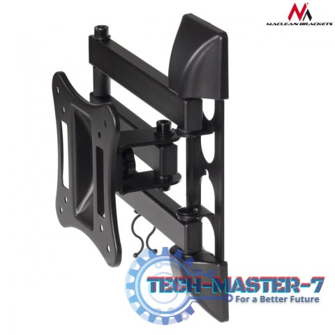 Uchwyt do telewizora lub monitora 13-27" 15 kg uniwersalny MC-719 czarny max vesa 100x100 Uchwyt do telewizora lub monitora 13-27" 15 kg uniwersalny MC-719 czarny max vesa 100x100