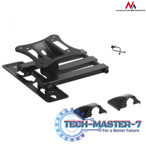 Uchwyt do telewizora lub monitora 13-27" 15 kg uniwersalny MC-719 czarny max vesa 100x100 Uchwyt do telewizora lub monitora 13-27" 15 kg uniwersalny MC-719 czarny max vesa 100x100