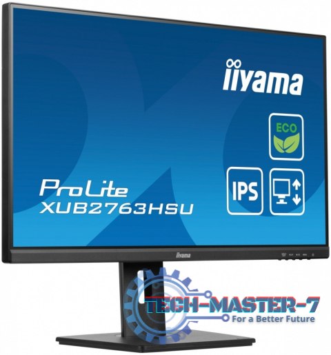 Monitor 27 cali ProLite XUB2763HSU-B1 IPS,100HZ,ECO,3ms,SLIM,HDMI,DP,2x USB3.22x2W,HAS(150mm),TCO,EPEAT Monitor 27 cali ProLite XUB2763HSU-B1 IPS,100HZ,ECO,3ms,SLIM,HDMI,DP,2x USB3.22x2W,HAS(150mm),TCO,EPEAT