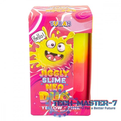 Slime Jiggly Neo Duo żółto-różowy 430g Slime Jiggly Neo Duo żółto-różowy 430g