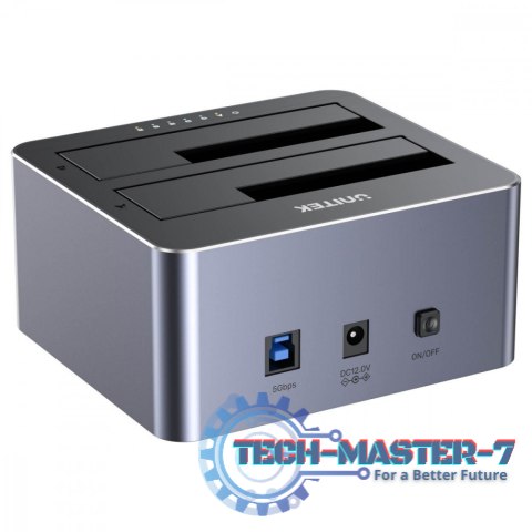 Stacja klonująca dyski 2,5/3,5 USB 5 Gbps; Y-3026GY01-EU Stacja klonująca dyski 2,5/3,5 USB 5 Gbps; Y-3026GY01-EU