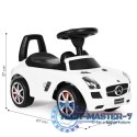 Jeździk, pchacz dla dzieci Mercedes SLS AMG biały MULTISTORE