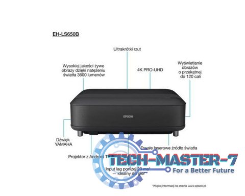 Projektor EH-LS650B 3LCD KD 4K UHD/3600L/2.5m:1/16:9 Projektor EH-LS650B 3LCD KD 4K UHD/3600L/2.5m:1/16:9
