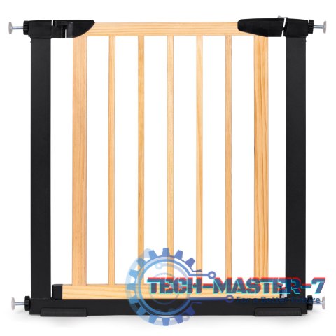 Bramka barierka zabezpieczająca 74-80 cm na schody i drzwi metal drewno ECOTOYS Bramka barierka zabezpieczająca 74-80 cm na schody i drzwi metal drewno ECOTOYS