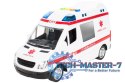 Karetka ambulans z dźwiękiem napędem 1:16