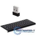 Klawiatura bezprzewodowa bluetooth Smart TV czarna