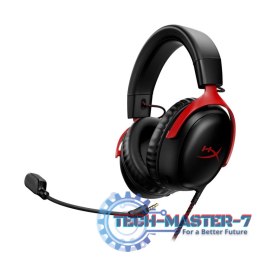 Słuchawki z mikrofonem HYPERX Cloud III Czarno-czerwony Czarno-czerwony