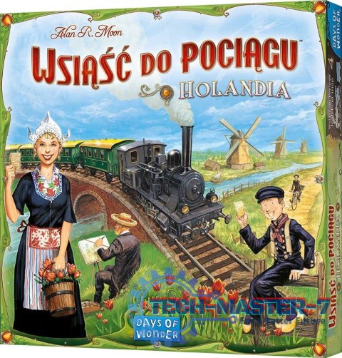Gra Wsiąść do pociągu Kolekcja Map 4 - Holandia Gra Wsiąść do pociągu Kolekcja Map 4 - Holandia