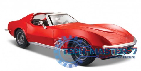 Model metalowy Chevrolet Corvette 1970 czerwony Model metalowy Chevrolet Corvette 1970 czerwony