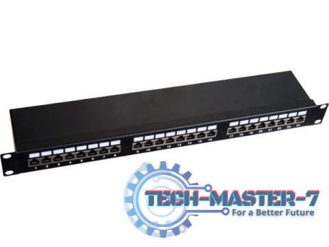 Patchpanel STP kat.6 19 cali 1U 24xRJ45 LSA Patchpanel STP kat.6 19 cali 1U 24xRJ45 LSA