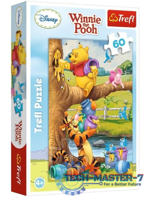 Puzzle 60 elementów Kubuś Puchatek Małe co nieco Puzzle 60 elementów Kubuś Puchatek Małe co nieco