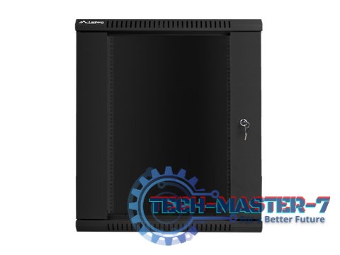 Szafa instalacyjna wisząca 19'' 15U 600X600mm czarna (drzwi szklane) Szafa instalacyjna wisząca 19'' 15U 600X600mm czarna (drzwi szklane)