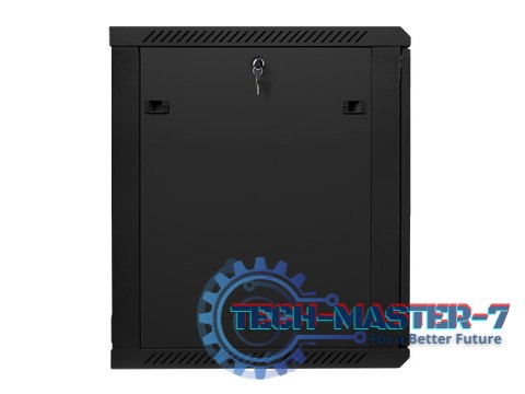 Szafa instalacyjna wisząca 19'' 15U 600X600mm czarna (drzwi szklane) Szafa instalacyjna wisząca 19'' 15U 600X600mm czarna (drzwi szklane)