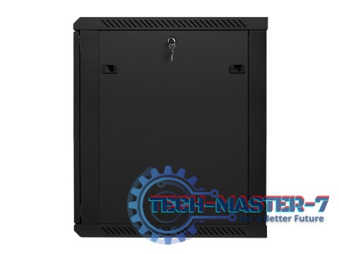 Szafa instalacyjna wisząca 19'' 15U 600X600mm czarna (drzwi szklane) Szafa instalacyjna wisząca 19'' 15U 600X600mm czarna (drzwi szklane)