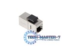 Łącznik keystone gniazdo RJ45 - RJ45 FTP kat.6 do puszki montażowej złączka sieciowa Łącznik keystone gniazdo RJ45 - RJ45 FTP kat.6 do puszki montażowej złączka sieciowa