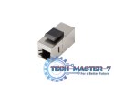 Łącznik keystone gniazdo RJ45 - RJ45 FTP kat.6 do puszki montażowej złączka sieciowa Łącznik keystone gniazdo RJ45 - RJ45 FTP kat.6 do puszki montażowej złączka sieciowa