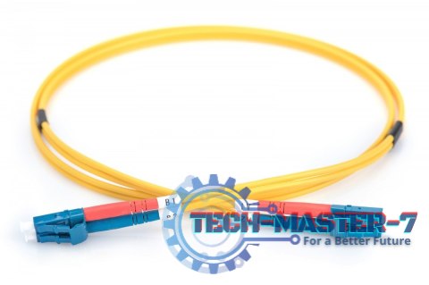Patchcord FO Singlemode 09/125 OS2 LC-LC duplex 5m Żółty Patchcord FO Singlemode 09/125 OS2 LC-LC duplex 5m Żółty