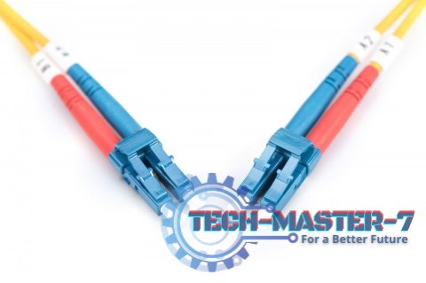 Patchcord FO Singlemode 09/125 OS2 LC-LC duplex 5m Żółty Patchcord FO Singlemode 09/125 OS2 LC-LC duplex 5m Żółty