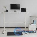 Biurko Ergo Office ER-401W Ręczna regulacja wysokości Białe