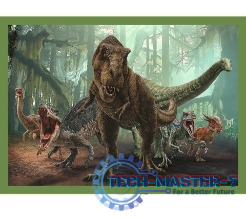 Puzzle 4w1 Groźne dinozaury Jurassic World Puzzle 4w1 Groźne dinozaury Jurassic World