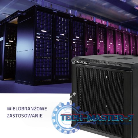 Szafa RACK 19 cali| 12U | 450 x 600 x 635 | Perforowane drzwi Szafa RACK 19 cali| 12U | 450 x 600 x 635 | Perforowane drzwi
