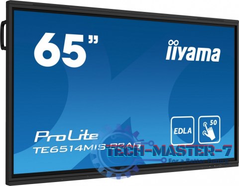 Monitor interaktywny 65 cali TE6514MIS-B2AG, INFRARED,50pkt,VA,4K, 7H,WiFi,MIC,USB, ANDROID 13, Google EDLA Monitor interaktywny 65 cali TE6514MIS-B2AG, INFRARED,50pkt,VA,4K, 7H,WiFi,MIC,USB, ANDROID 13, Google EDLA