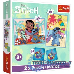 Puzzle 2w1 memos Lilo i Stitch