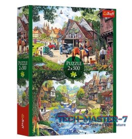 Puzzle 2x500 elementów Sielankowe życie