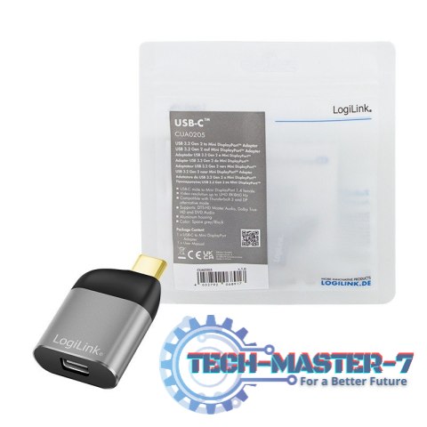 Adapter USB Type-C, do mini DB/F, 8K Adapter USB Type-C, do mini DB/F, 8K
