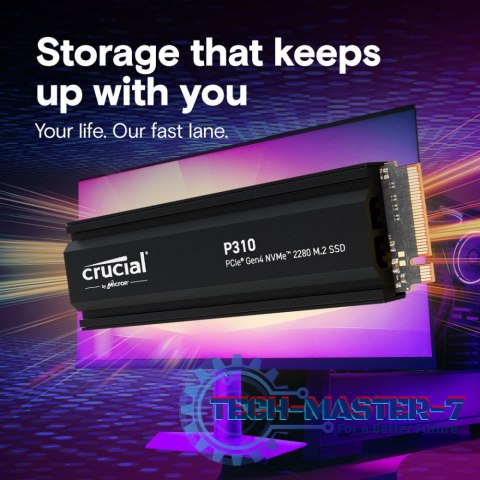 Dysk SSD P310 1TB M.2 NVMe PCIe 4.0 2280 radiator Dysk SSD P310 1TB M.2 NVMe PCIe 4.0 2280 radiator