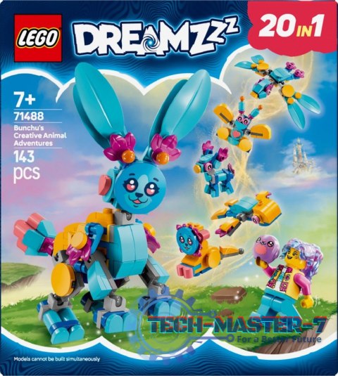 Klocki DREAMZzz 71488 Kreatywne zwierzęce przygody Bunchu Klocki DREAMZzz 71488 Kreatywne zwierzęce przygody Bunchu