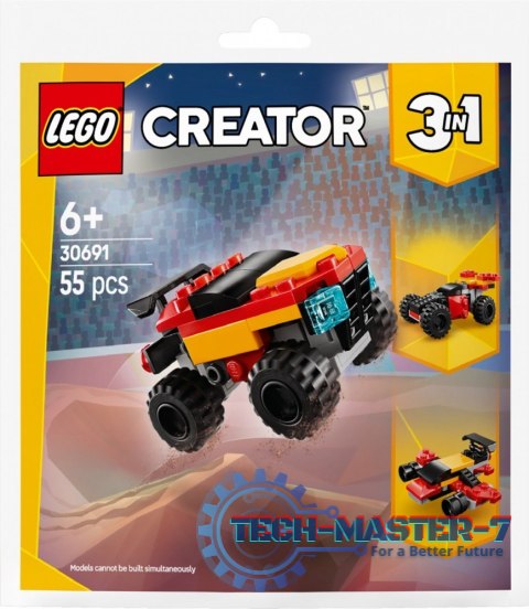 Klocki Creator 30691 Mały monster truck do przebudowania Klocki Creator 30691 Mały monster truck do przebudowania