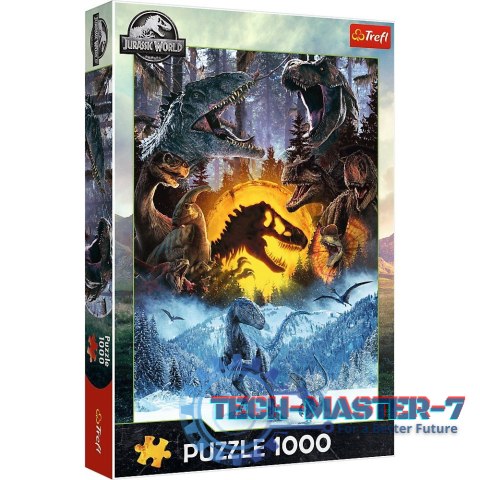 Puzzle 1000 elementów W świecie Parku Jurajskiego dinozaury Puzzle 1000 elementów W świecie Parku Jurajskiego dinozaury
