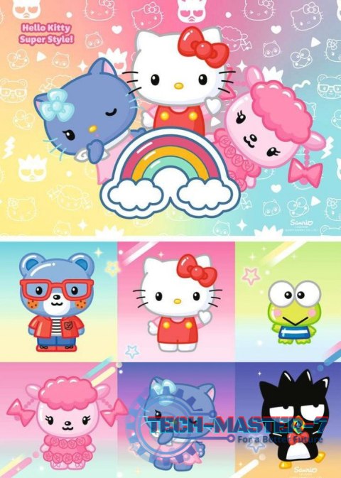 Puzzle 2x24 elementy Hello Kitty Puzzle 2x24 elementy Hello Kitty