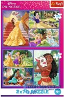 Puzzle 2x70 elementów Księżniczki Disneya Bajkowe dni Puzzle 2x70 elementów Księżniczki Disneya Bajkowe dni