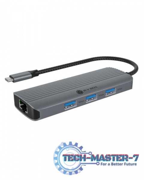 Stacja dokująca IB-DK4034a-CPD 6w1, HDMI,USB,PD,LAN Stacja dokująca IB-DK4034a-CPD 6w1, HDMI,USB,PD,LAN