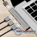 Smukły HUB USB-A do 1x USB-A 3.0 3xUSB-A 2.0 Smukły HUB USB-A do 1x USB-A 3.0 3xUSB-A 2.0