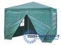 Namiot pawilon ogrodowy handlowy 3x3 m 4 ścianki zielony MultiGarden MultiGarden Namiot pawilon ogrodowy handlowy 3x3 m 4 ścianki zielony MultiGarden MultiGarden