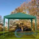 Namiot pawilon ogrodowy handlowy 3x3 m 4 ścianki zielony MultiGarden MultiGarden Namiot pawilon ogrodowy handlowy 3x3 m 4 ścianki zielony MultiGarden MultiGarden