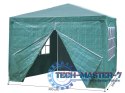 Namiot pawilon ogrodowy handlowy 3x3 m 4 ścianki zielony MultiGarden MultiGarden Namiot pawilon ogrodowy handlowy 3x3 m 4 ścianki zielony MultiGarden MultiGarden