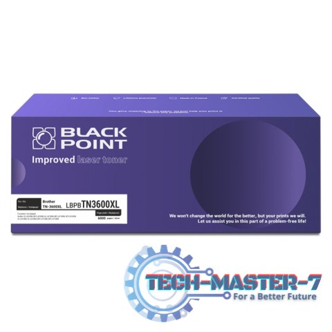 Toner BLACK POINT LBPBTN3600XL Brother TN-3600XL Toner BLACK POINT LBPBTN3600XL Brother TN-3600XL