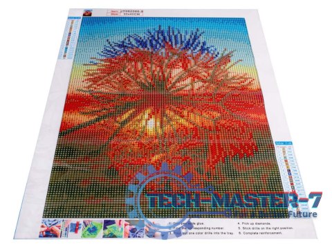 Haft diamentowy Diamond Painting mozaika diamentowa zestaw 5D dmuchawiec Haft diamentowy Diamond Painting mozaika diamentowa zestaw 5D dmuchawiec