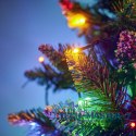 Lampki LED łańcuch świetlny świąteczne choinkowe 10m 100LED multikolor 8 trybów świecenia