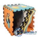 Mata edukacyjna piankowa puzzle zwierzątka kolorowa 114 x 114 cm 25 elementów Mata edukacyjna piankowa puzzle zwierzątka kolorowa 114 x 114 cm 25 elementów