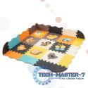 Mata edukacyjna piankowa puzzle zwierzątka kolorowa 114 x 114 cm 25 elementów Mata edukacyjna piankowa puzzle zwierzątka kolorowa 114 x 114 cm 25 elementów